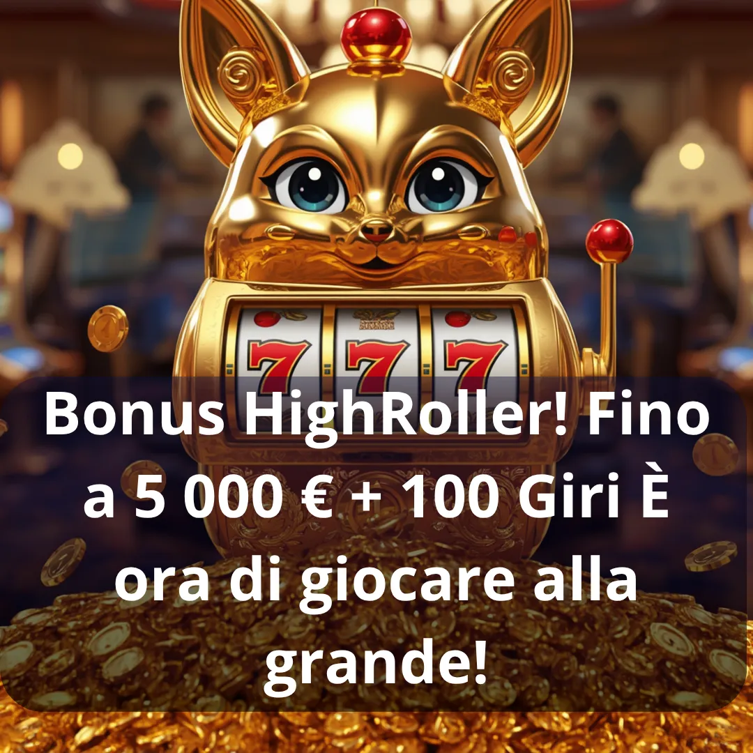 Banner Bonus HighRoller Corgibet: fino a 5000€ + 100 giri
